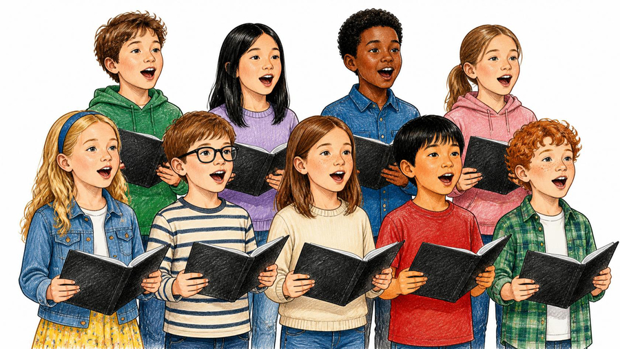 Der Kinderchor der B&B Musikschule Berlin Schöneberg Der Kinderchor der B&B Musikschule Berlin Schöneberg