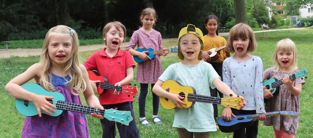 B&B Musikschule Berlin Schöneberg :: Das Ukulele Orchester Berlin für Kinder