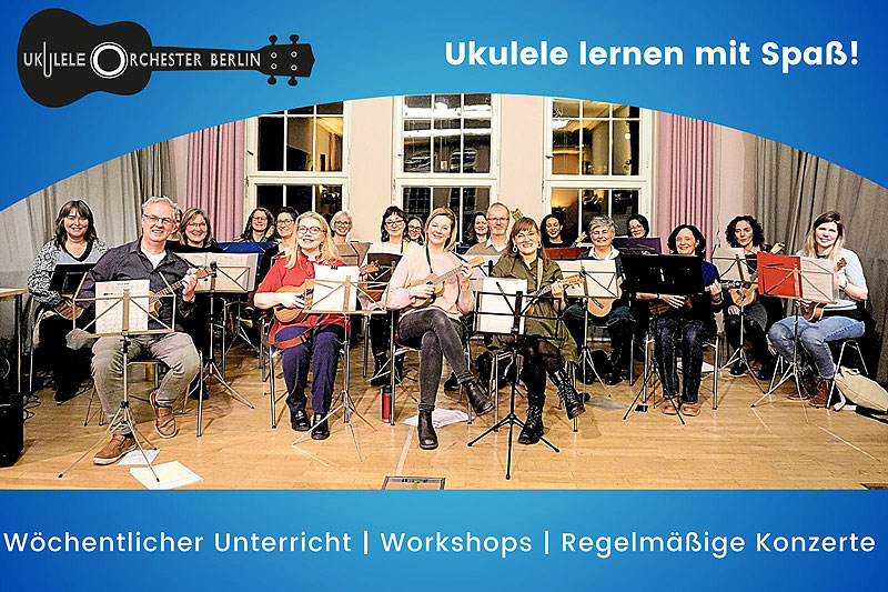 B&B Musikschule Berlin Schöneberg :: Das Ukulele Orchester Berlin für Erwachsene